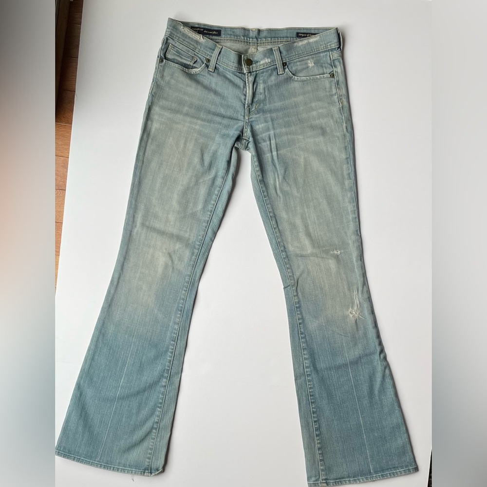 Women’s Vintage Citizens of Humanity Jeans, Low Rise Flare Jerome Dahan Size 29